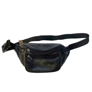 Vintage SAS Leather Fanny Back Belt Bag